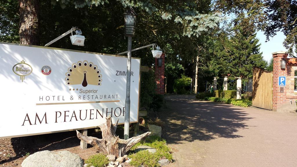Hotel Restaurant Am Pfauenhof Quakenbrück エクステリア 写真